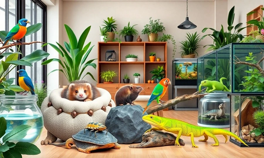 10-Animais-Exoticos-Populares-para-Ter-em-Casa Animais de Estimação Exóticos: Guia Completo para Cuidados e Bem-estar