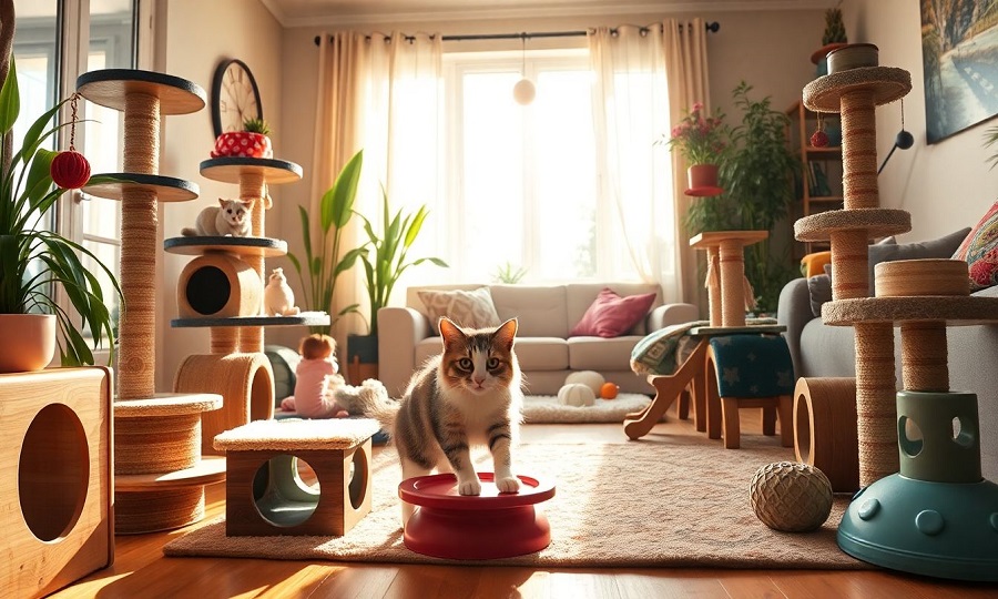 Brincadeiras-e-Enriquecimento-Ambiental Como Cuidar de um Filhote de Gato