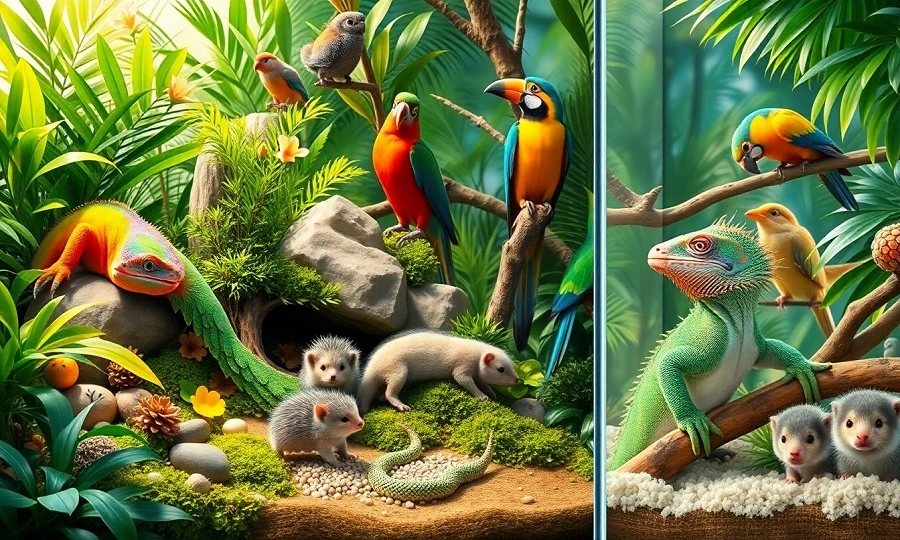 Cuidados-Essenciais-com-Animais-de-Estimacao-Exoticos Animais de Estimação Exóticos: Guia Completo para Cuidados e Bem-estar