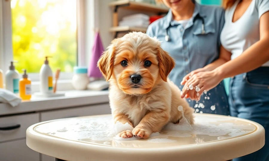 Higiene-de-Pets-Mantendo-seu-Filhote-Limpo-e-Saudavel Cuidados com Animais de Estimação: Guia Completo para Tutores de Primeira Viagem