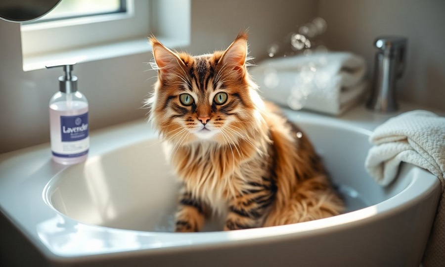 Preparando-se-para-Dar-Banho-em-Gato Como Dar Banho em Gato: Dicas e Truques Infalíveis