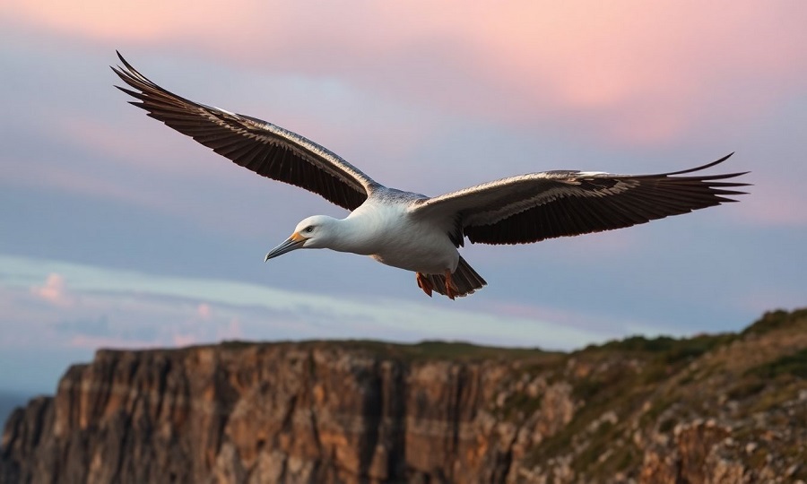 Caracteristicas-Fisicas-do-Albatroz-Tamanho-e-Envergadura Albatroz: O Guia Completo Sobre a Ave Marinha