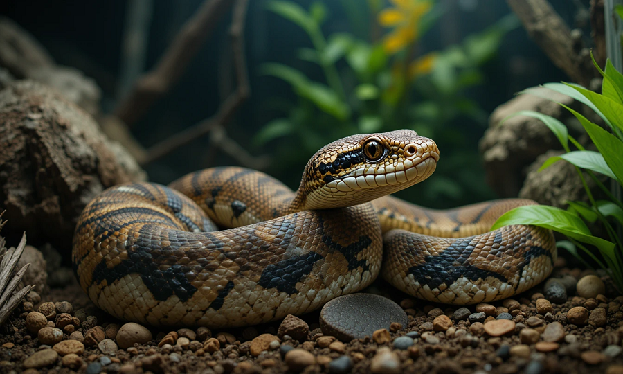 Jiboia-em-terrario Animais de Estimação Exóticos: Guia para Cuidados e Bem-estar