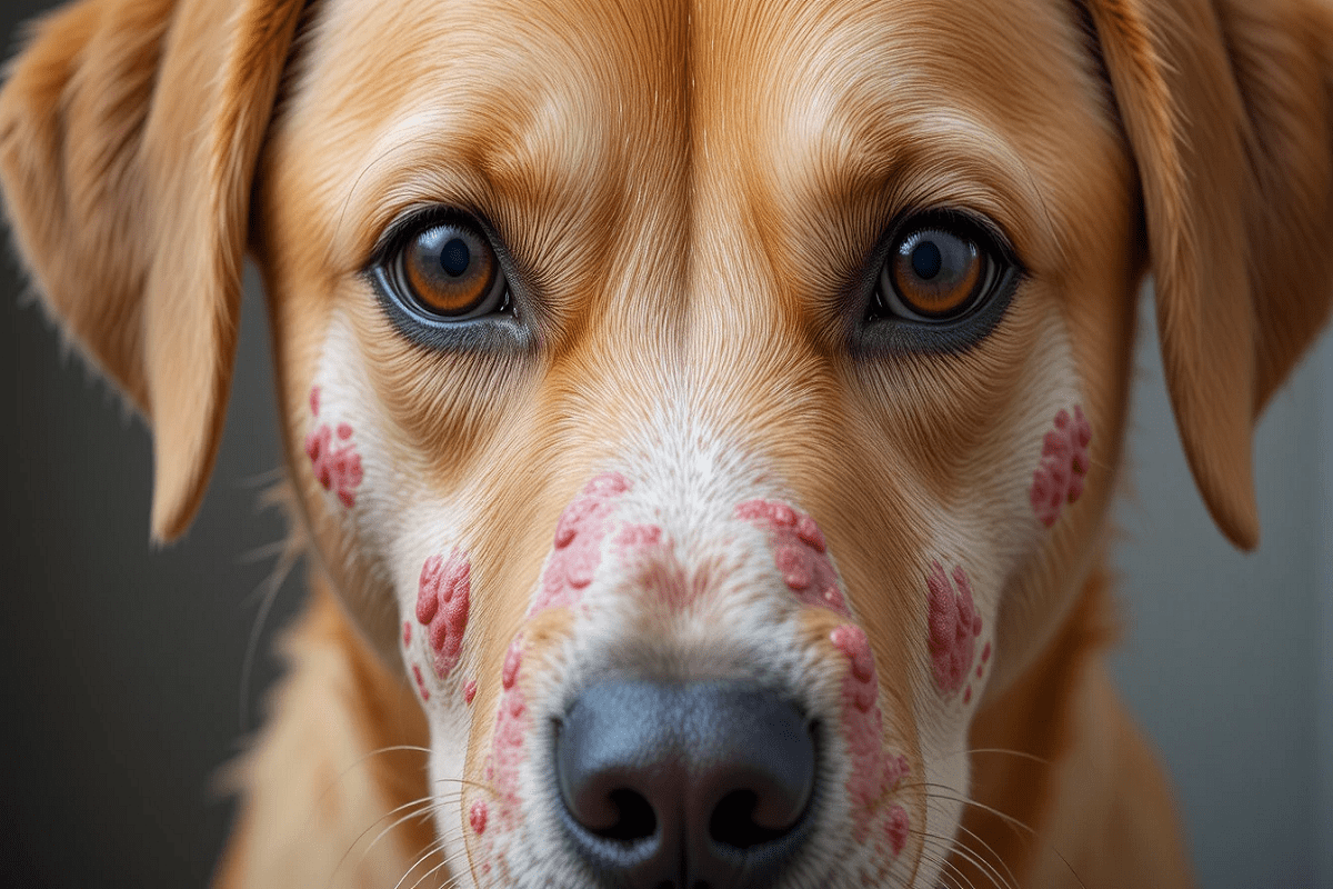 Reação alérgica em cachorros