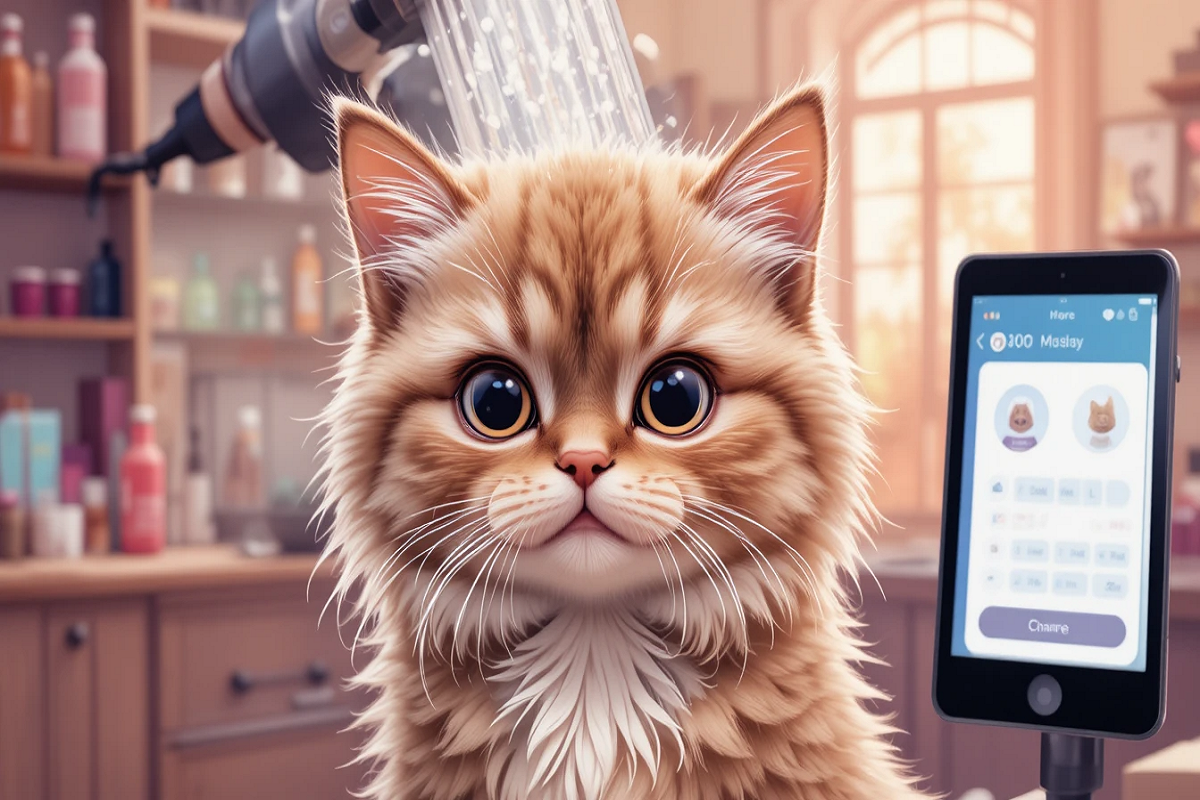 Quais serviços de banho e tosa para gatos oferecem agendamento online?