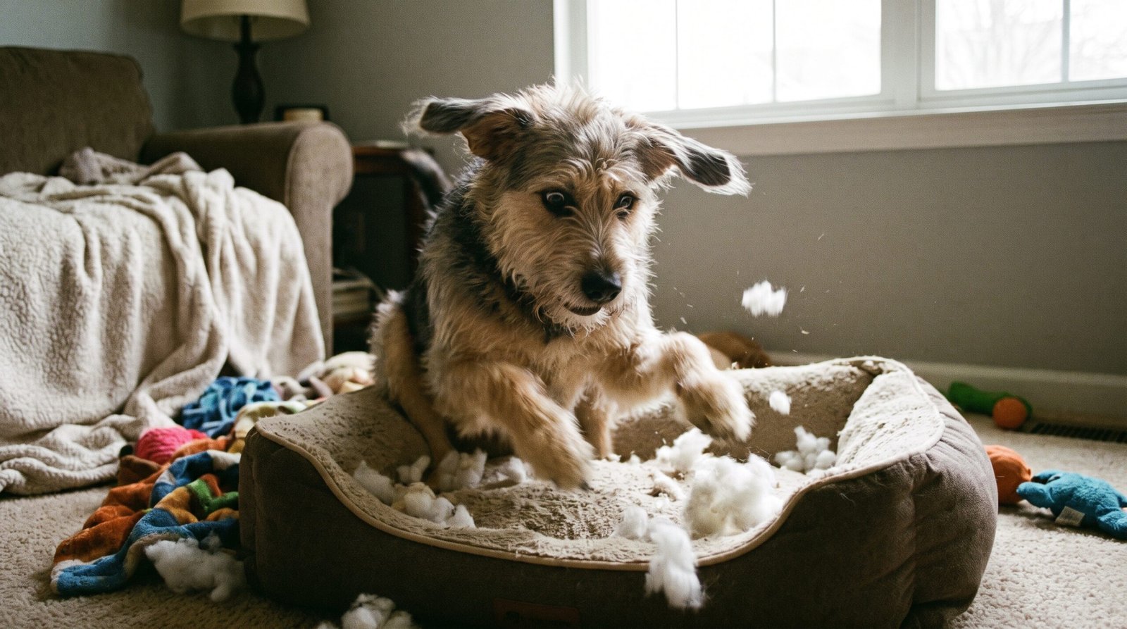 Por que meu cachorro cava a caminha