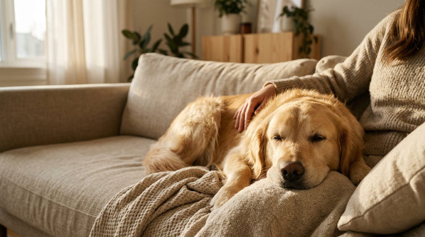 Por Que Meu Cachorro Suspira Quando Deita Do Meu Lado?